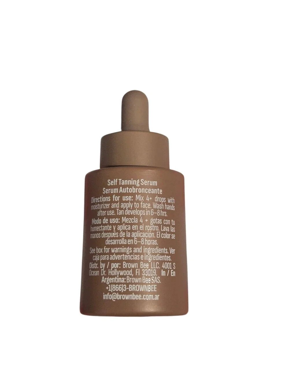 Brown Bee Self-Tanning Foam & Face Serum Set in Tan